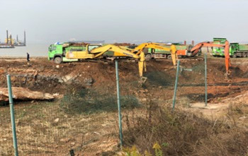 A soil remediation project in Jiangsu Province